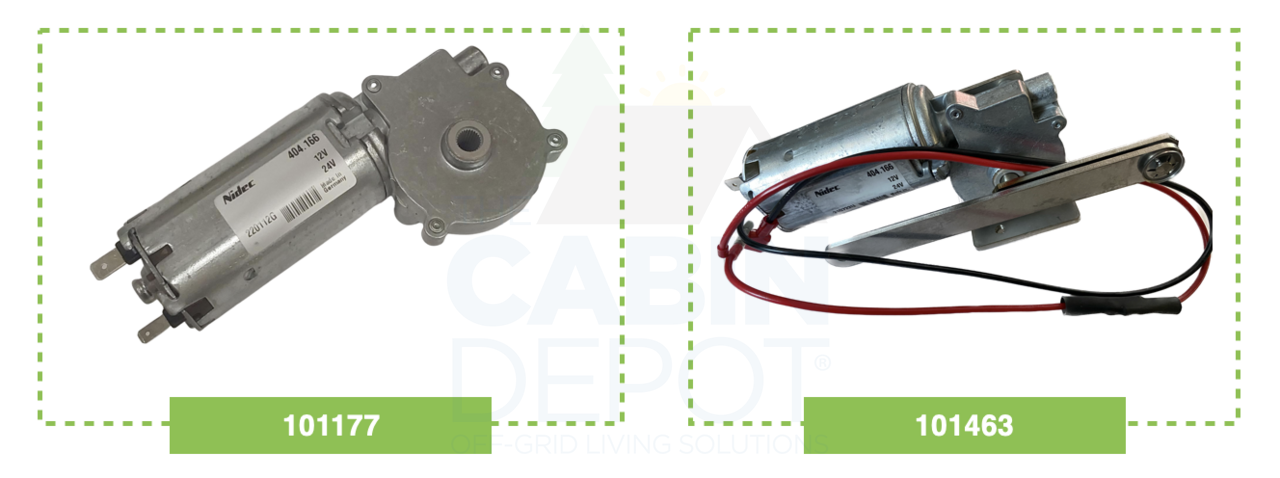 Cinderella® - Motor Nidec 12/24VDC (no arm)