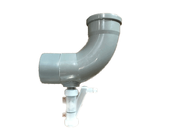 Cinderella Ball Valve Siphon for condensing ventilation in Freedom Ventilation Kit and Comfort installation.