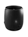 Stylish black Cinderella chimney flue cap for incineration toilets, enhances airflow and blocks debris in ventilation pipes.