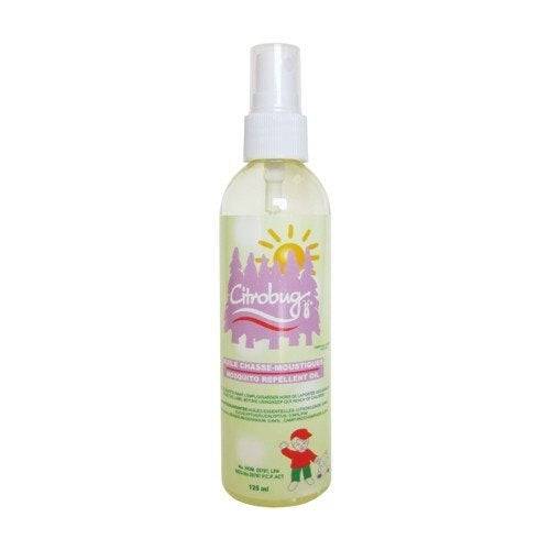 Citrobug Kids Natural DEET-Free Mosquito Repellant Spray, eco-friendly essential oils, safe for family, available at Cabin Depot.