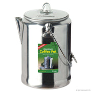 Coghlans 9 Cup Coffee Pot - Rustproof Aluminum Percolator with Dual Bail Handles by Cabin Depot