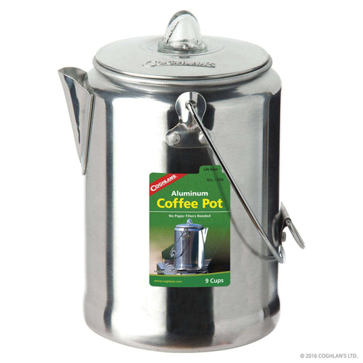 Coghlans 9 Cup Aluminum Coffee Pot - Uncategorized by Coghlans