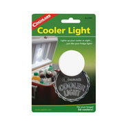 Coghlans Cooler Light packaging, perfect for illuminating coolers, tackleboxes, and toolboxes. Available at Cabin Depot.