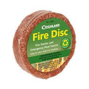 Coghlans Fire Disc, ideal for campfires, wood stoves. Great emergency heat source, easy to use. Available at Cabin Depot.