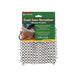 Coghlans Cast Iron Scrubber packaging with stainless-steel chainmail, ideal for cleaning cast iron cookware, 5 x 5 inches.