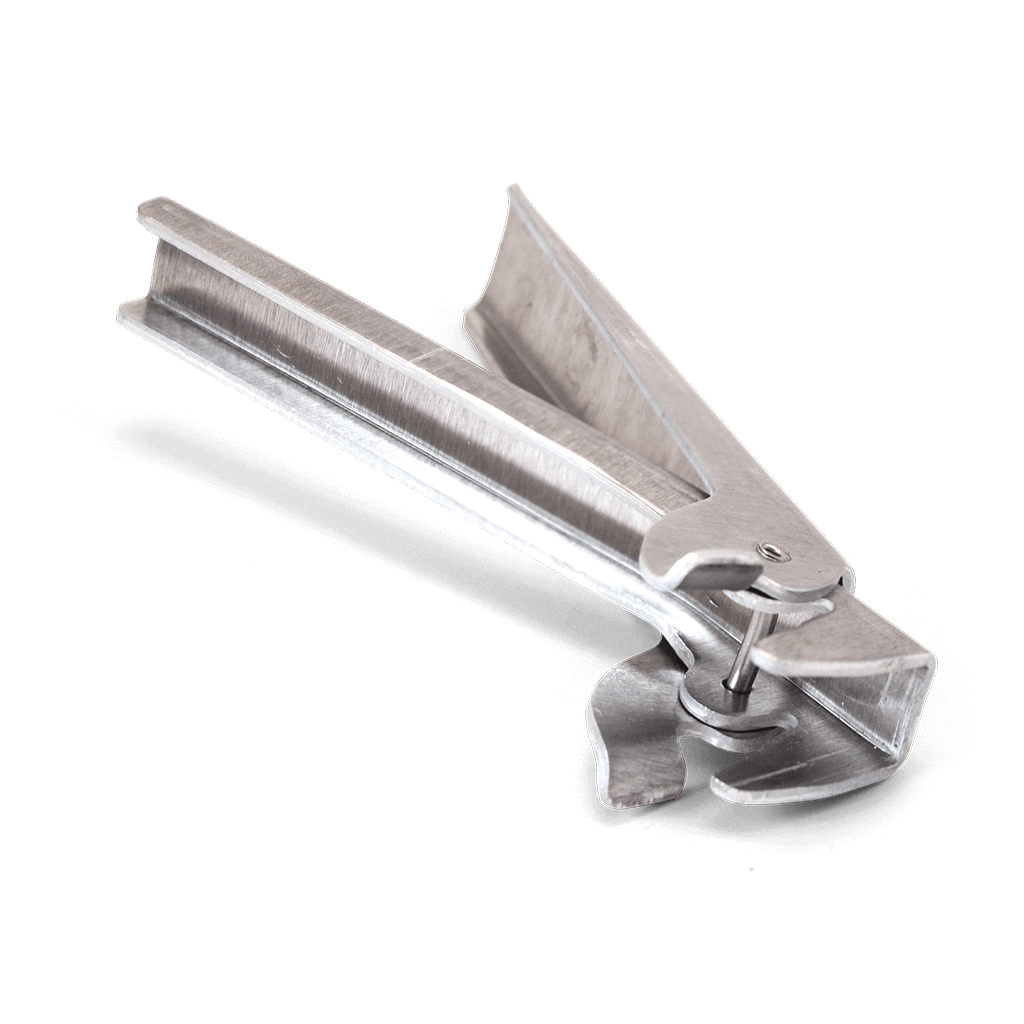 Coghlans Pot Holder for camping by Cabin Depot, lightweight aluminum for easy handling of any pot, pan, or tin, 5.25 inches long.