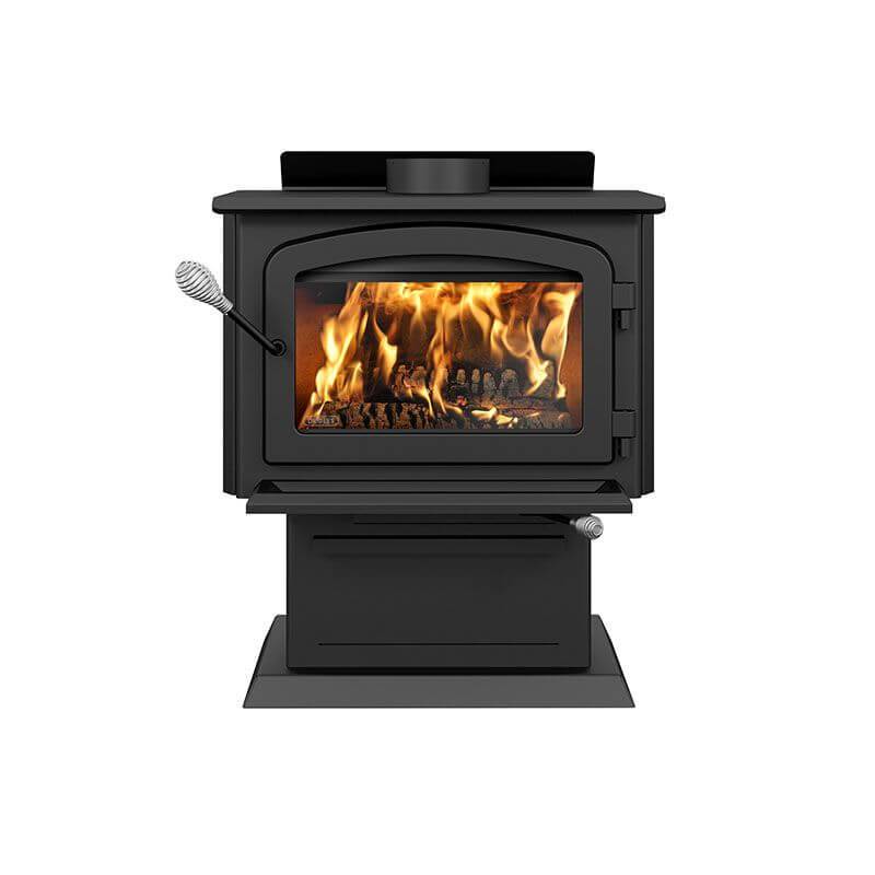 Drolet Blackcomb II Wood Stove from Cabin Depot, eco-friendly heating for 1,800 ft², EPA certified, free shipping available