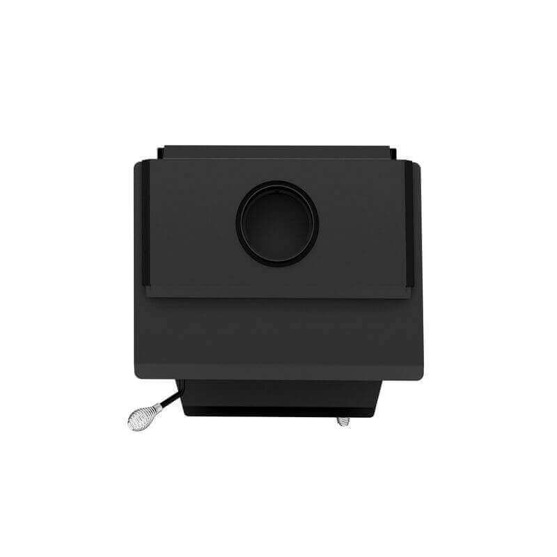 Top view of Drolet Escape 1500 Wood Stove available at Cabin Depot, designed for eco-friendly heating of homes up to 1,800 ft².