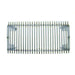 Metal grill rack for oven or stovetop cooking, rectangular design.