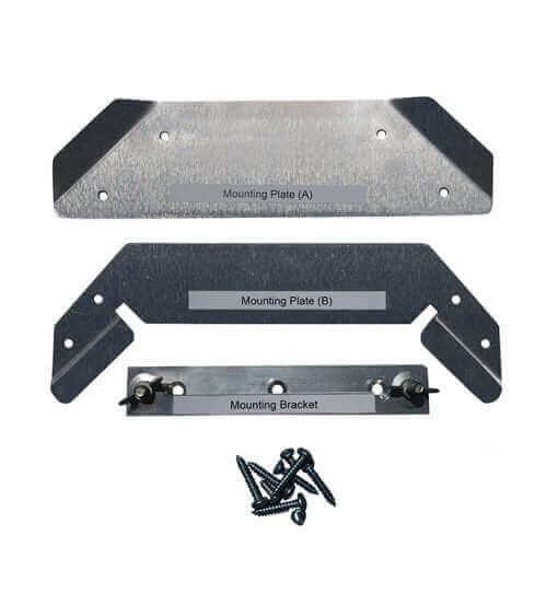 Laveo Dry Flush Mounting Bracket with screws for stable installation in vehicles and boats - Cabin Depot