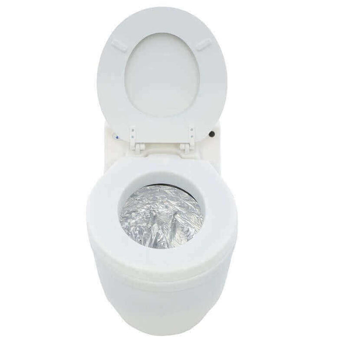 Laveo Dry Flush Portable Toilet with Self-Sealing Bag for RVs and Camping