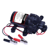 Eccotemp 12V EccoFlo Diaphragm Pump for portable water pressure, available at Cabin Depot.