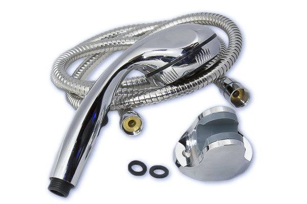 Eccotemp Chrome Shower Head And Stainless Steel Hose - by Eccotemp