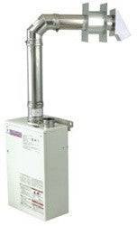 Eccotemp 4" Horizontal Vent Kit for indoor tankless water heaters, available at Cabin Depot with stainless steel installation components.