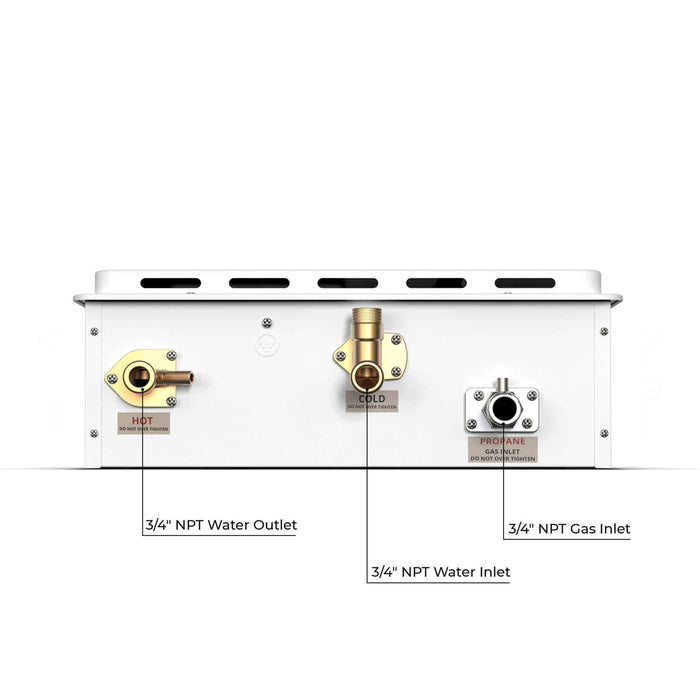 Eccotemp 7.0 GPM Liquid Propane Outdoor Tankless Water Heater - Builder Series - Water Heaters by Eccotemp