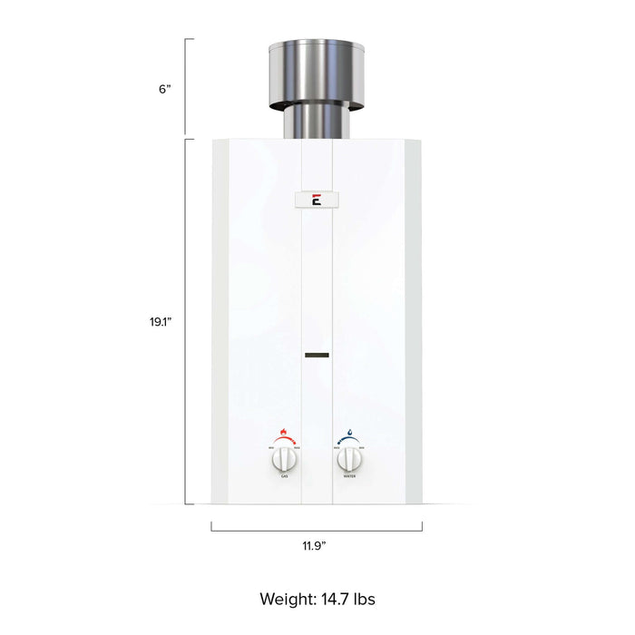 Eccotemp L10 Outdoor Tankless Water Heater w/ Eccoflo Pump & Strainer - by Eccotemp