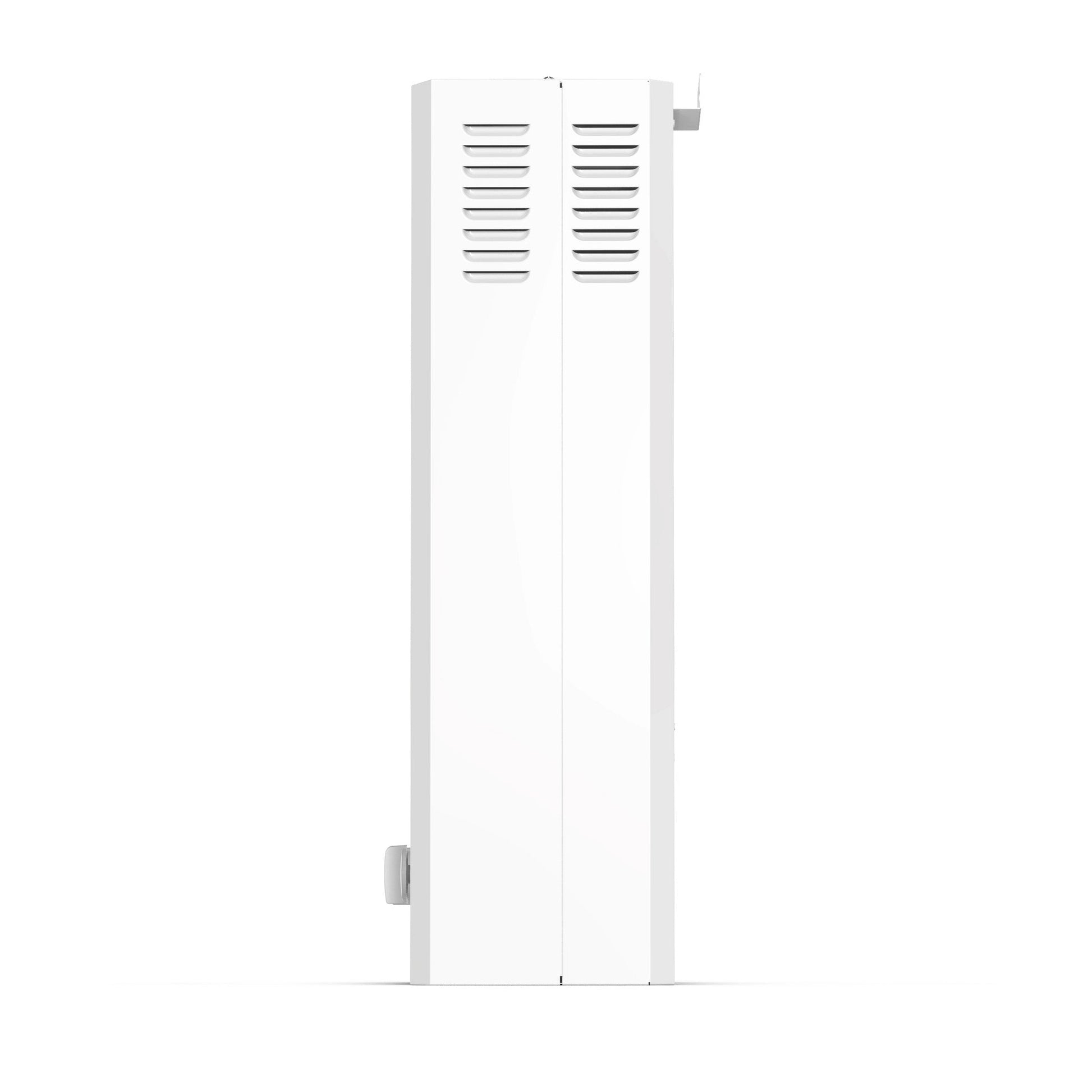 Side view of Eccotemp L10 Outdoor Tankless Water Heater, ideal for cabins, cottages, and RVs. Available at Cabin Depot.