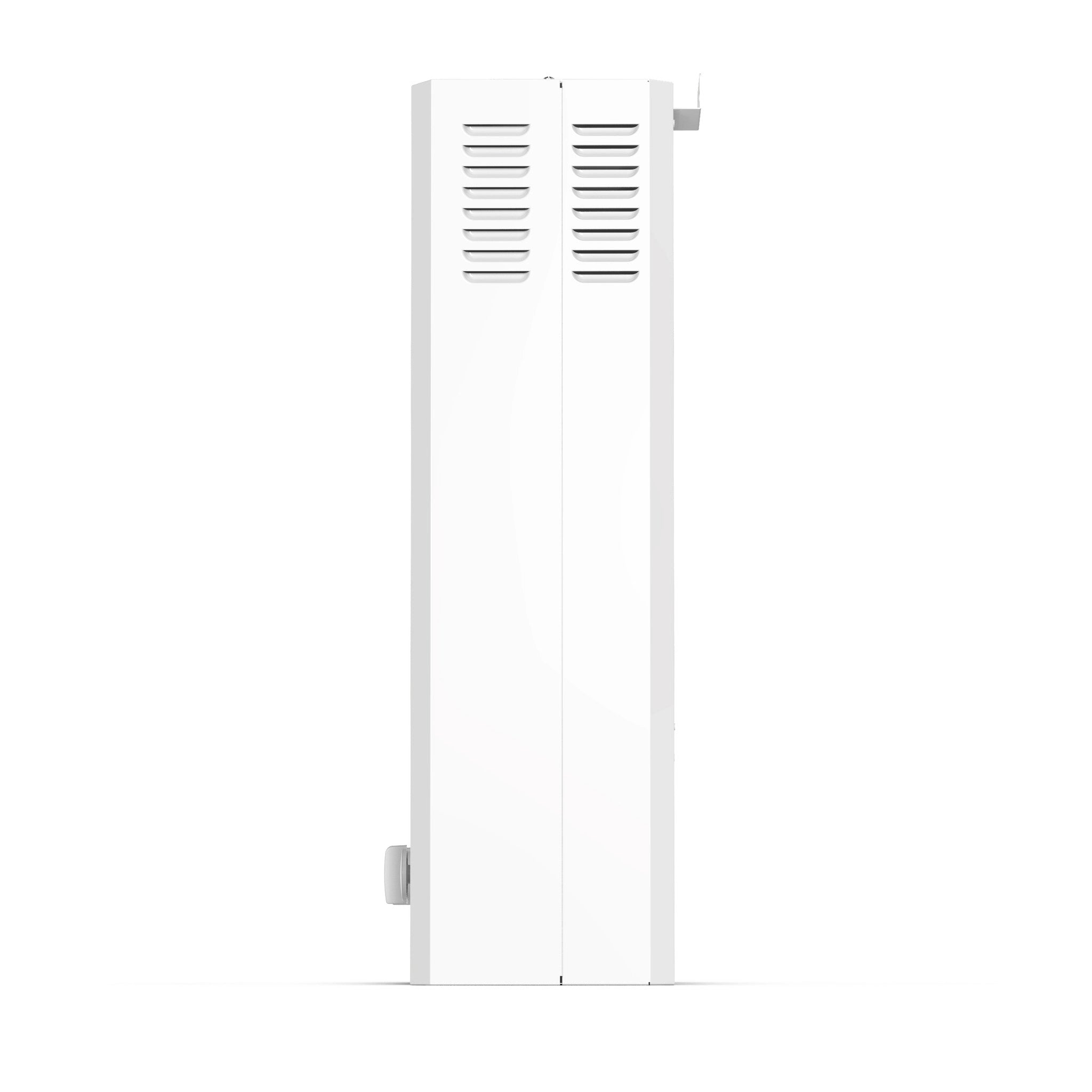 Side view of Eccotemp L10 Outdoor Tankless Water Heater, ideal for cabins, cottages, and RVs. Available at Cabin Depot.