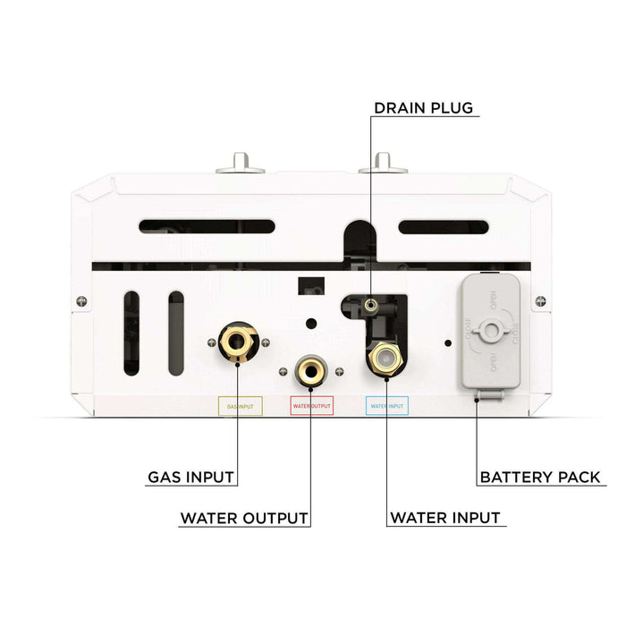 Eccotemp L10 Outdoor Tankless Water Heater w/ Eccoflo Pump & Strainer - by Eccotemp