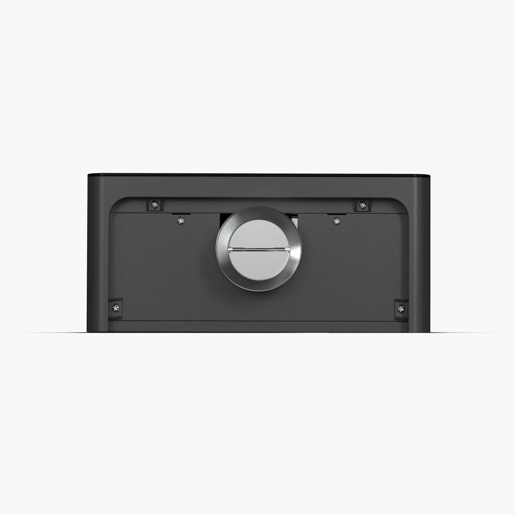 Back view of Eccotemp SmartHome Tankless Water Heater, showcasing modern design, sold at Cabin Depot.