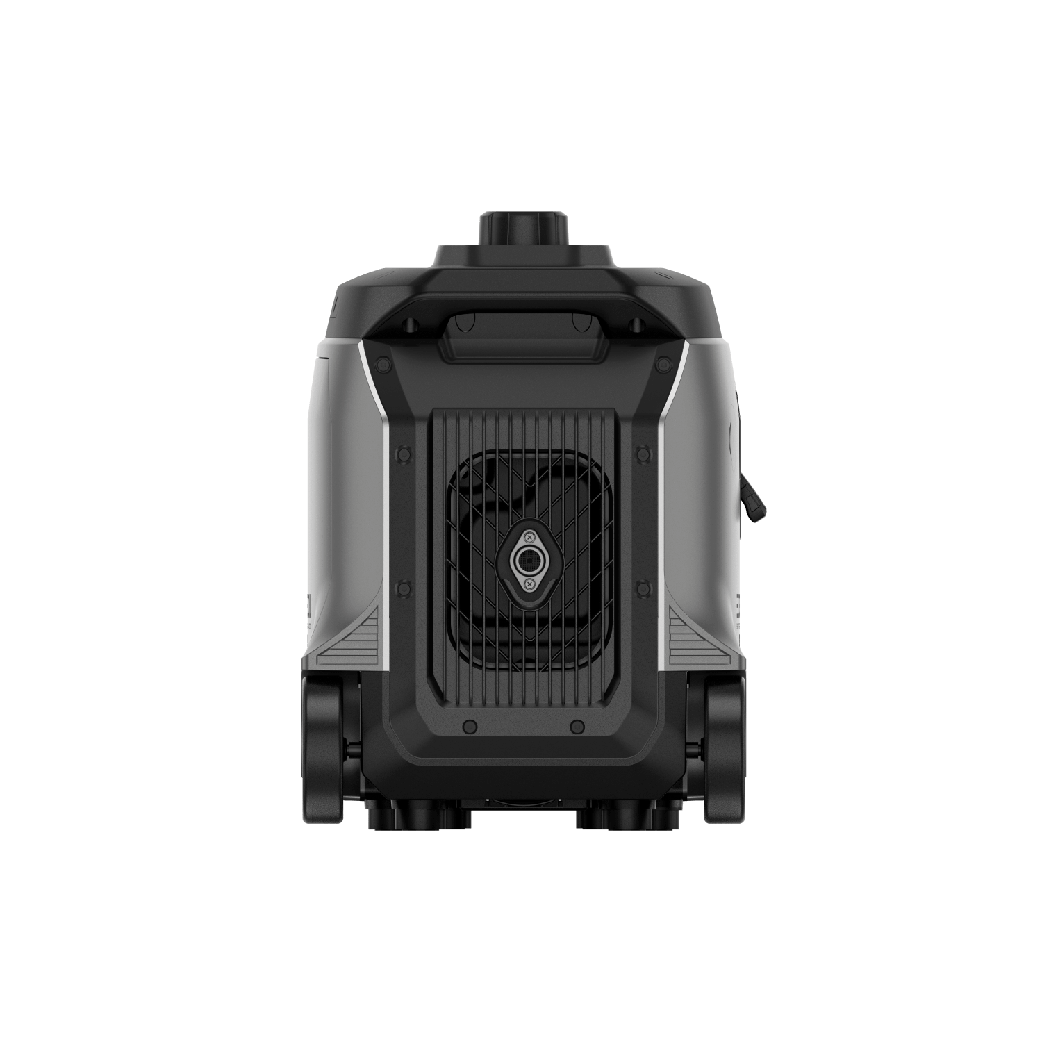 Front view of EcoFlow 4000W Dual Fuel Smart Generator, compatible with DELTA Pro, optimal for Cabin Depot efficiency and reliability.