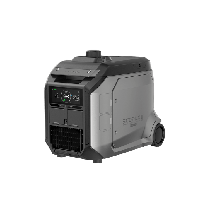 EcoFlow Smart Generator 4000 Dual Fuel, compatible with DELTA Pro, showcasing advanced efficiency and reliability features.