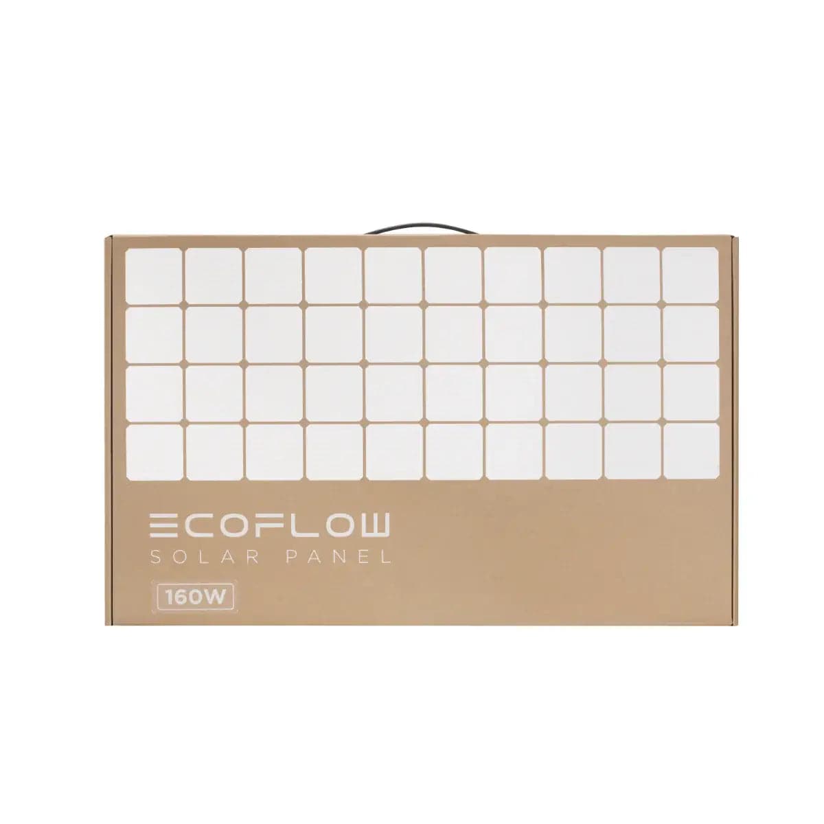 EcoFlow 160W Portable Solar Panel, foldable and compact, ideal for outdoor and camping, available at Cabin Depot.