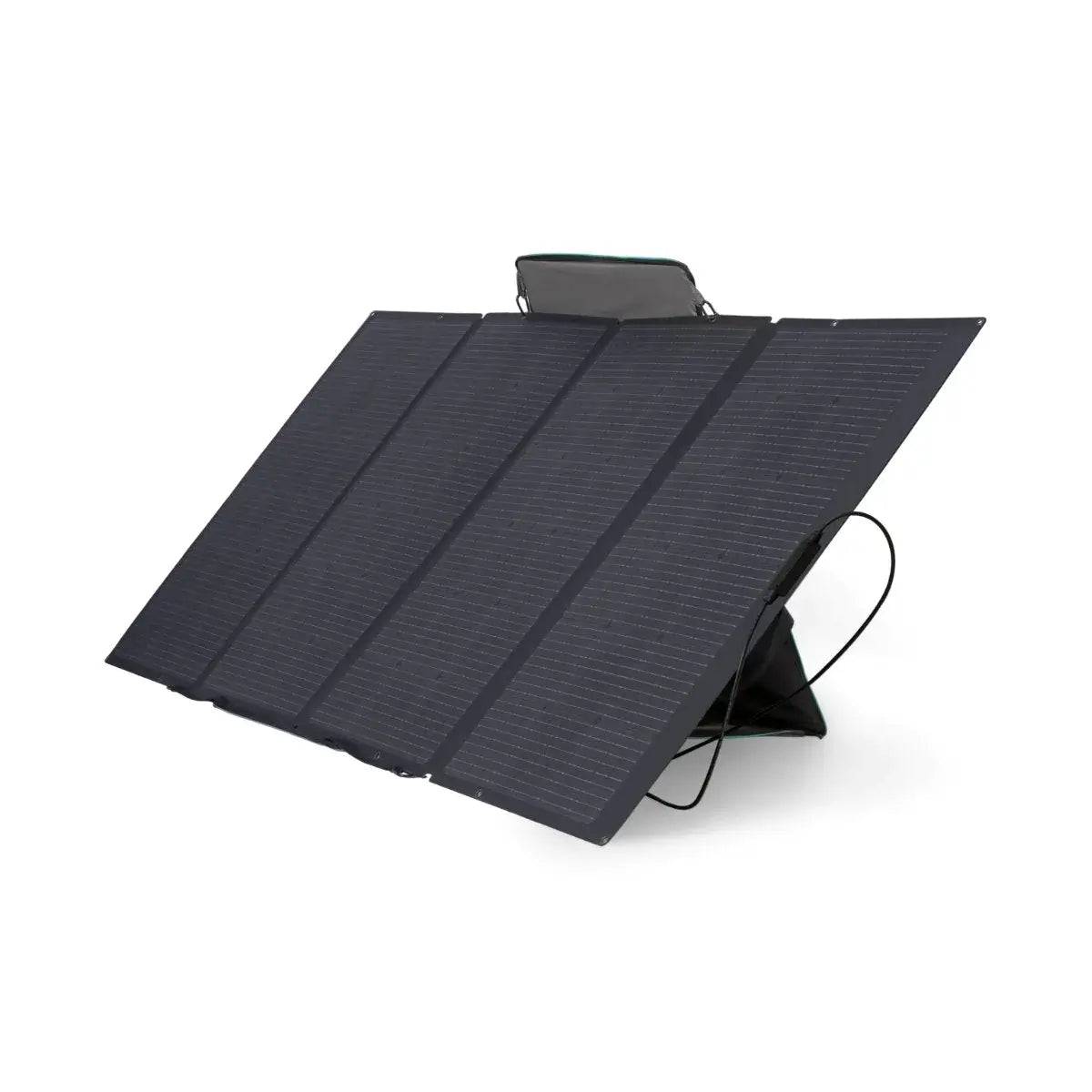 EcoFlow 400W Portable Solar Panel from Cabin Depot, ideal for camping and off-grid living with 23% efficiency. Free shipping in Canada.