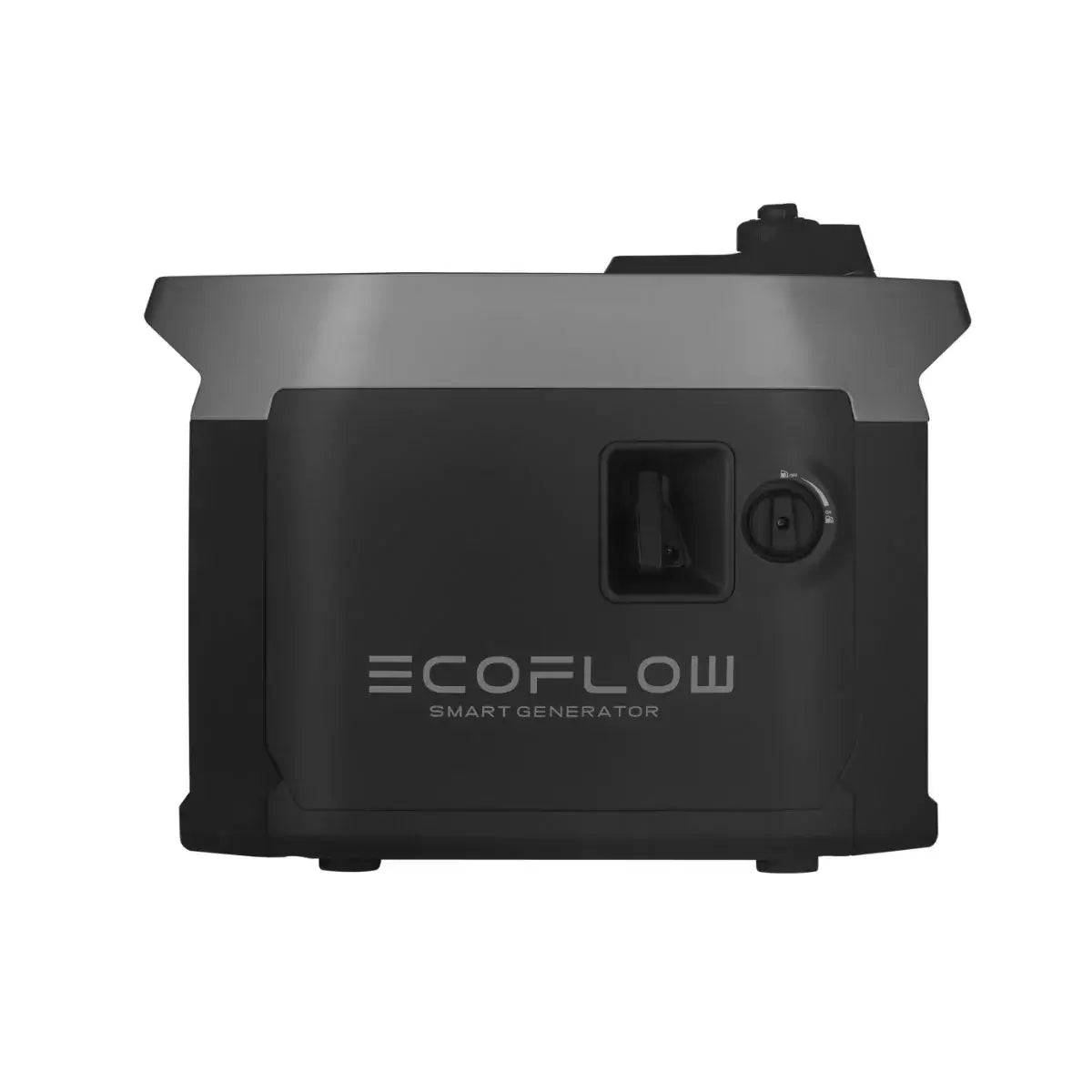 EcoFlow DELTA Pro Portable Power Station Bundle for Cabin Depot - Smart Generator Side View Image