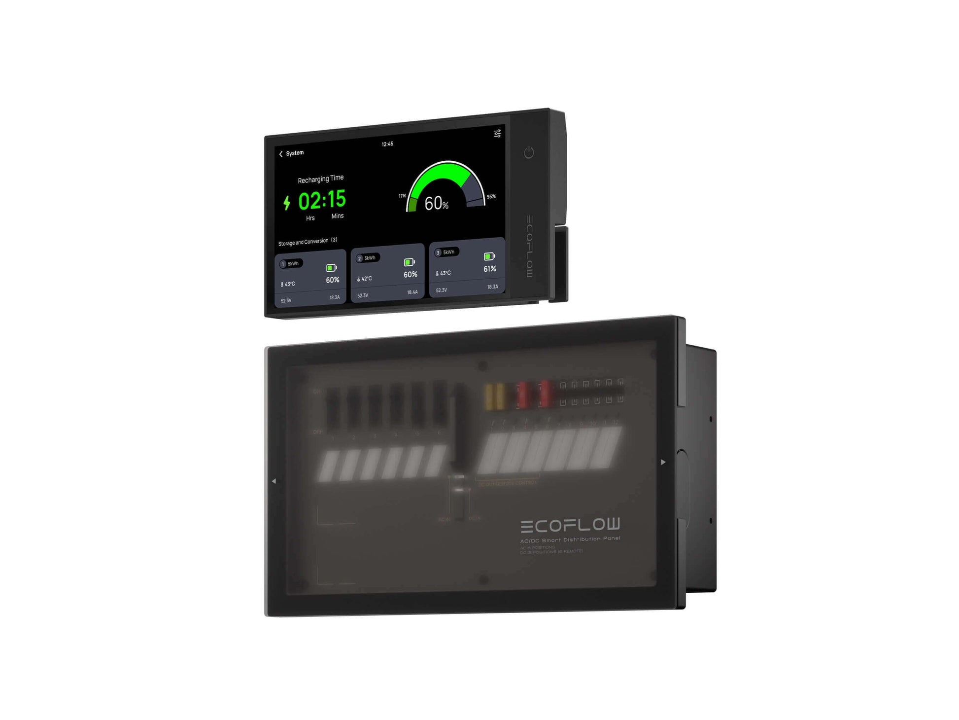 EcoFlow 15kWh Power Kit Display Console, ideal for tiny homes, RVs, and off-grid use - Buy at Cabin Depot Canada. Integrated power solutions.