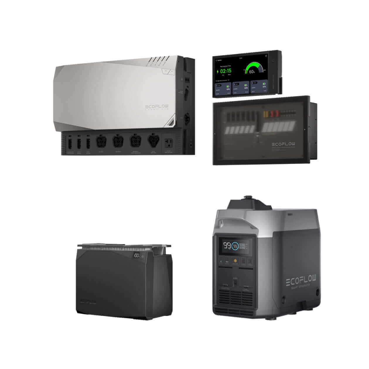 EcoFlow 2kWh Power Kits Combo 4 for RVs and tiny homes from Cabin Depot, featuring plug-and-play integrated power solutions.