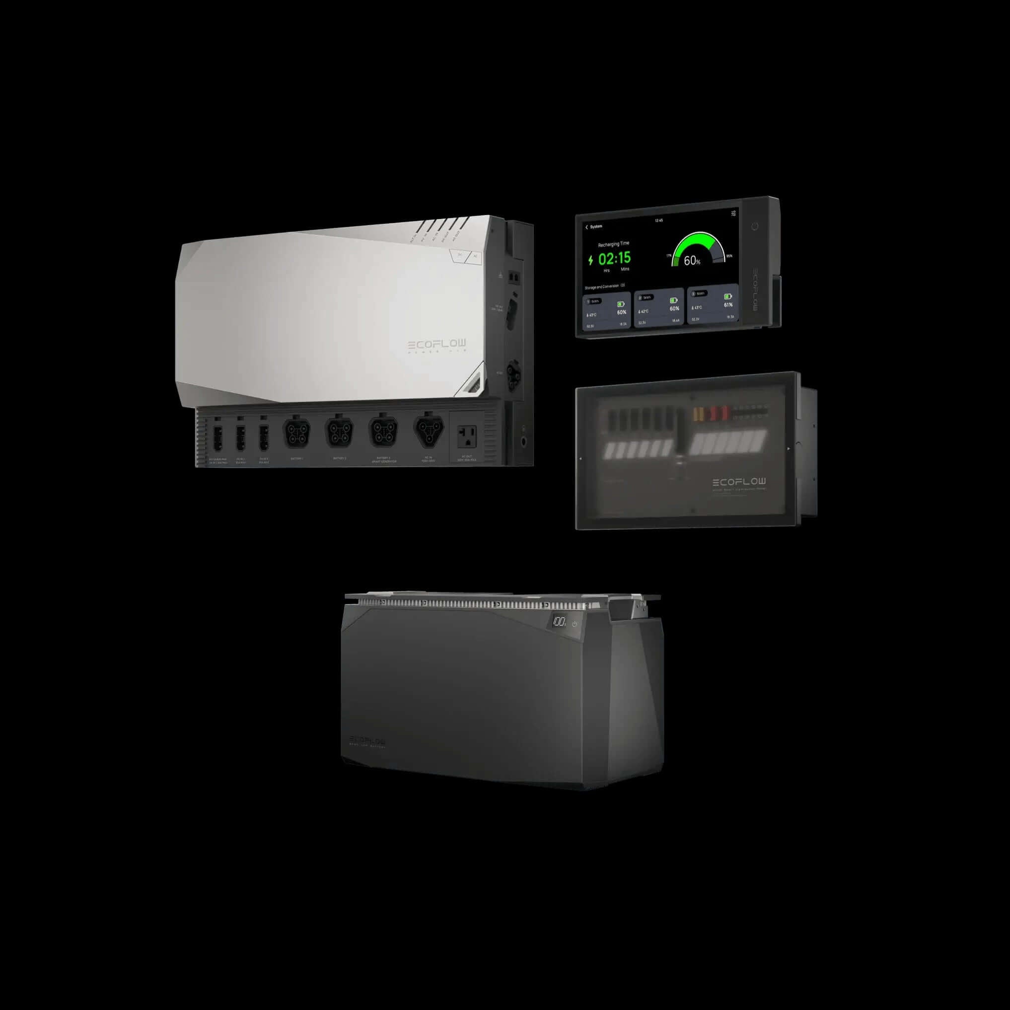 EcoFlow 5kWh Power Kit Combo 4 for Tiny Homes, RVs; Available at Cabin Depot. Integrated solution for off-grid, van, and trailer power needs.