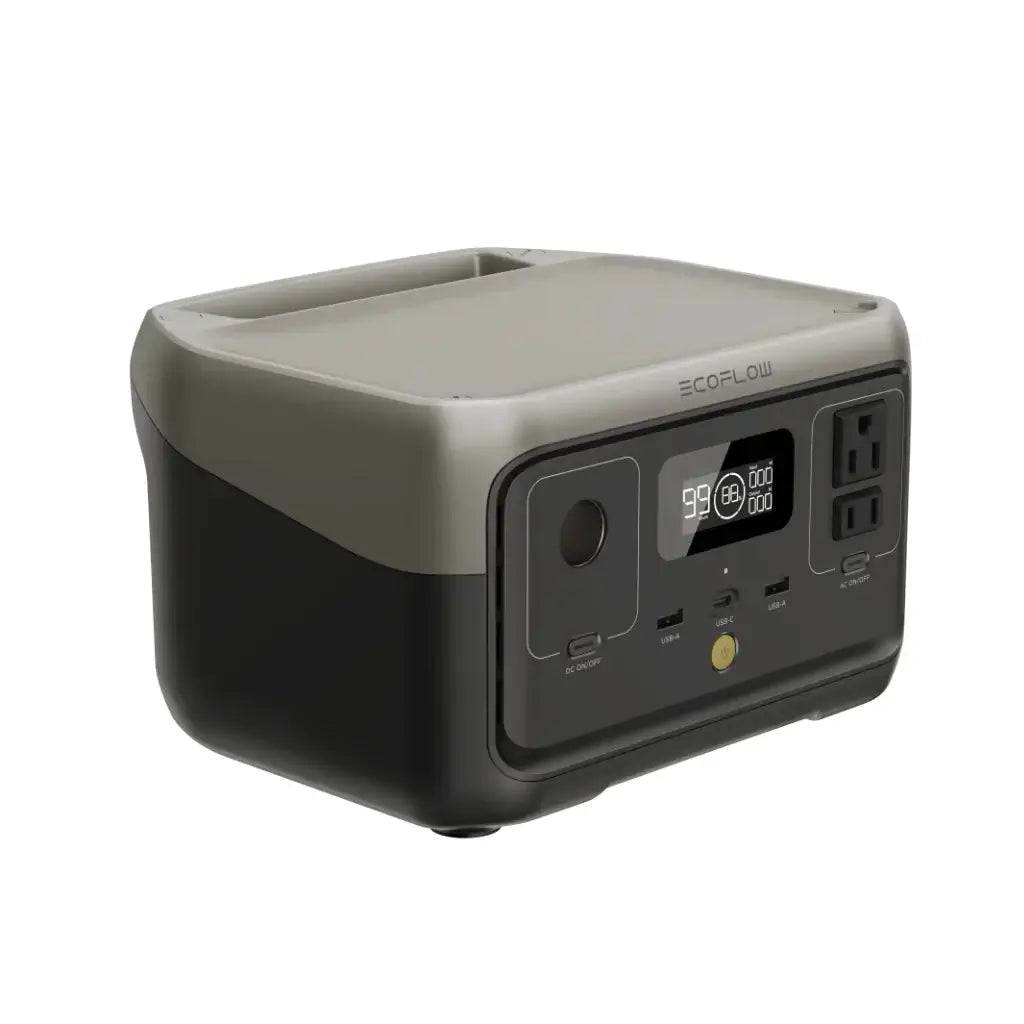 EcoFlow River 2 Portable Power Station, fast charging, home & travel use, available at Cabin Depot Canada.