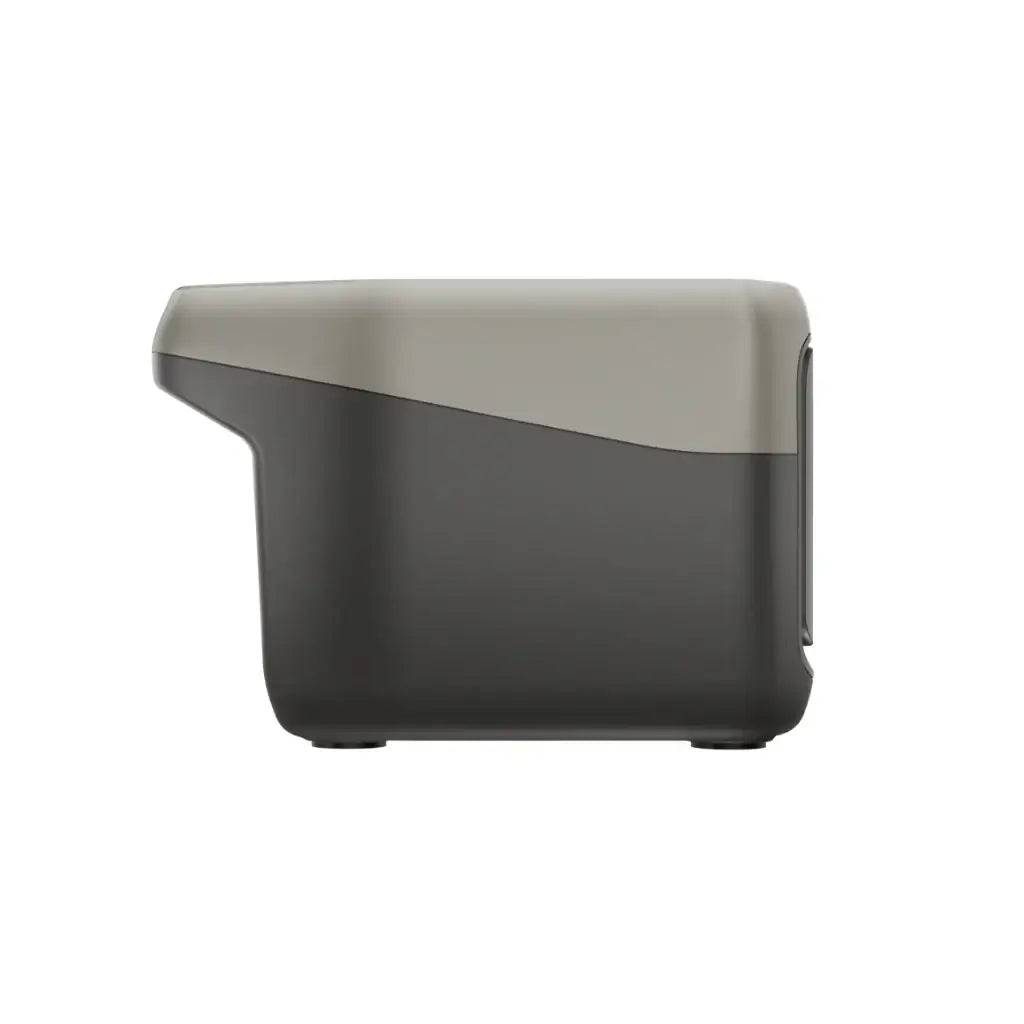 EcoFlow River 2 Portable Power Station side view, available at Cabin Depot, featuring ultra-fast 60m charging and durable design.