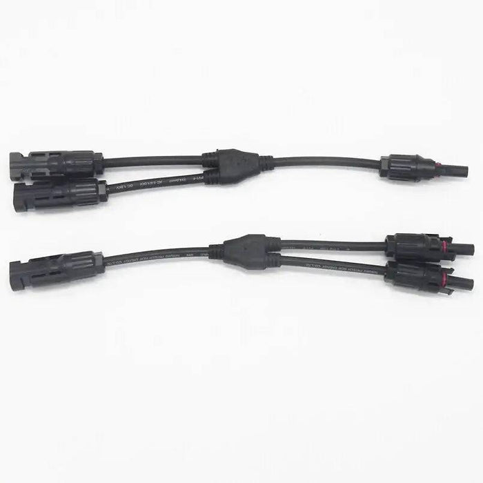 Solar panel connector cables for EcoFlow DELTA 2 Max Portable Power Station, enabling efficient energy transfer and recharging.