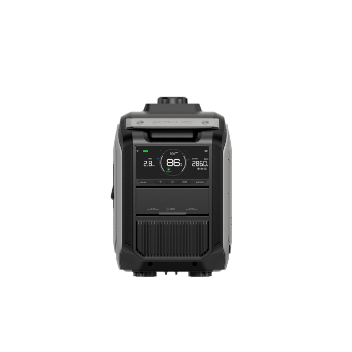 EcoFlow Smart Generator 3000 Dual Fuel, portable home standby power solution with 3000W AC fast charging capabilities.