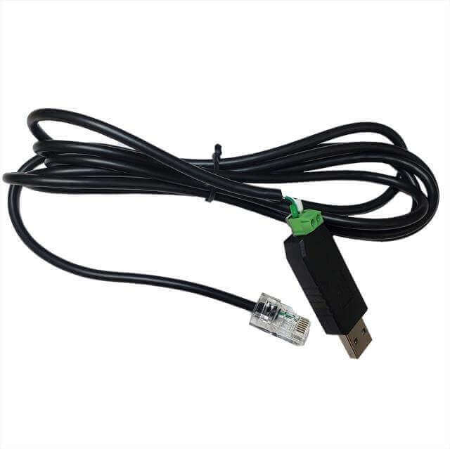 EG4 USB Read/Write Cable for EG4 battery updates, available at Cabin Depot. Ideal for PC communication and data management.