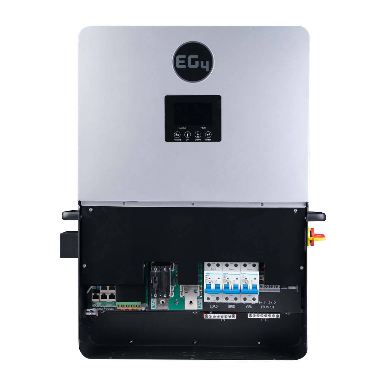 EG4 6000XP Split Phase Off-Grid Inverter from Cabin Depot - 48V, 6kW output, 140A battery charger. Ideal for energy independence in Canada.