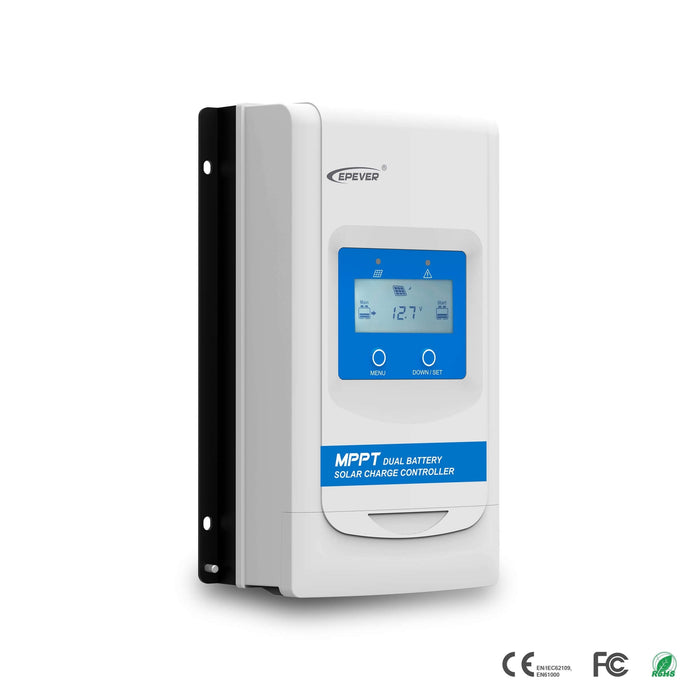 EPEver DR3210N-DDS 30A MPPT Dual Battery Controller *ETL Certified | Charge Controller