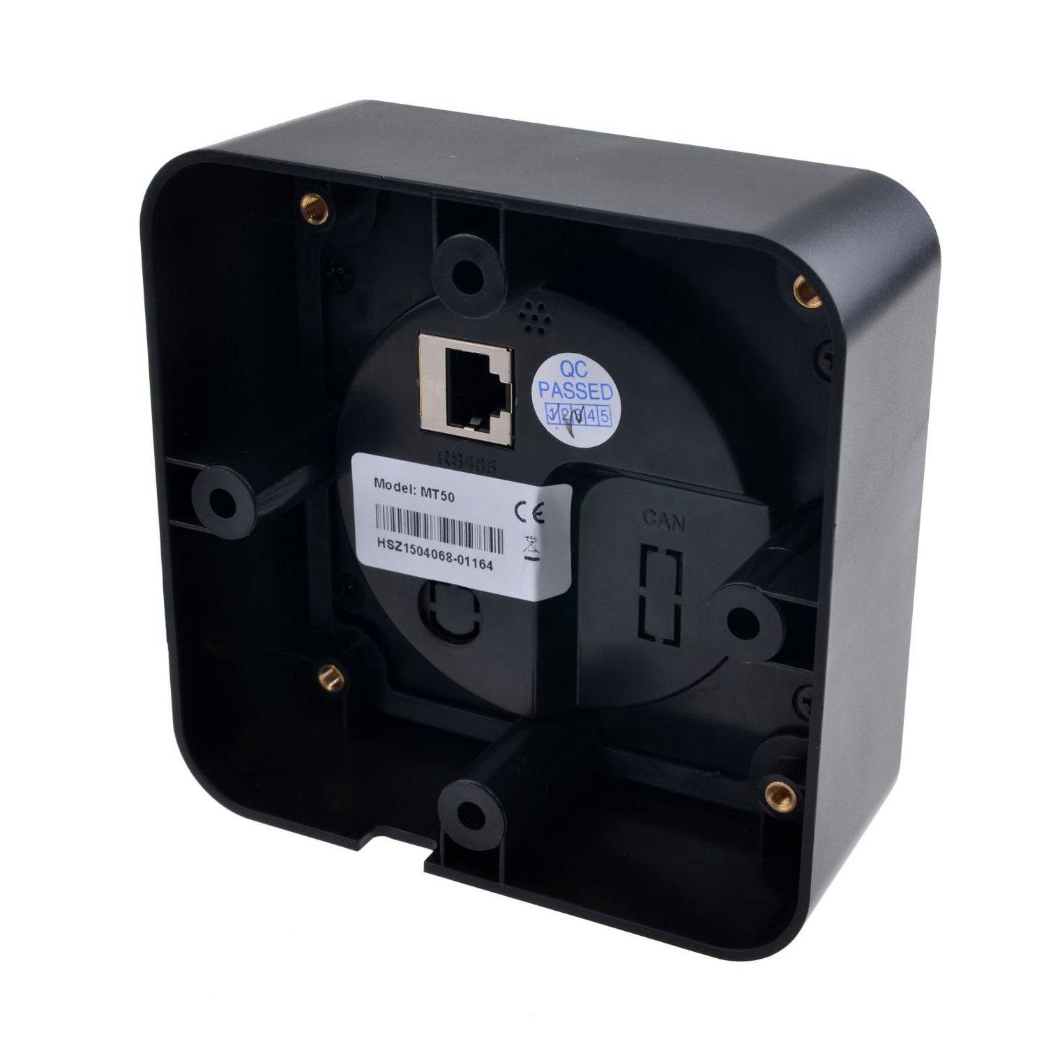 Back view of EPEver MT50 remote for EPSolar MPPT charge controllers, featuring RS485 connection, available at Cabin Depot.