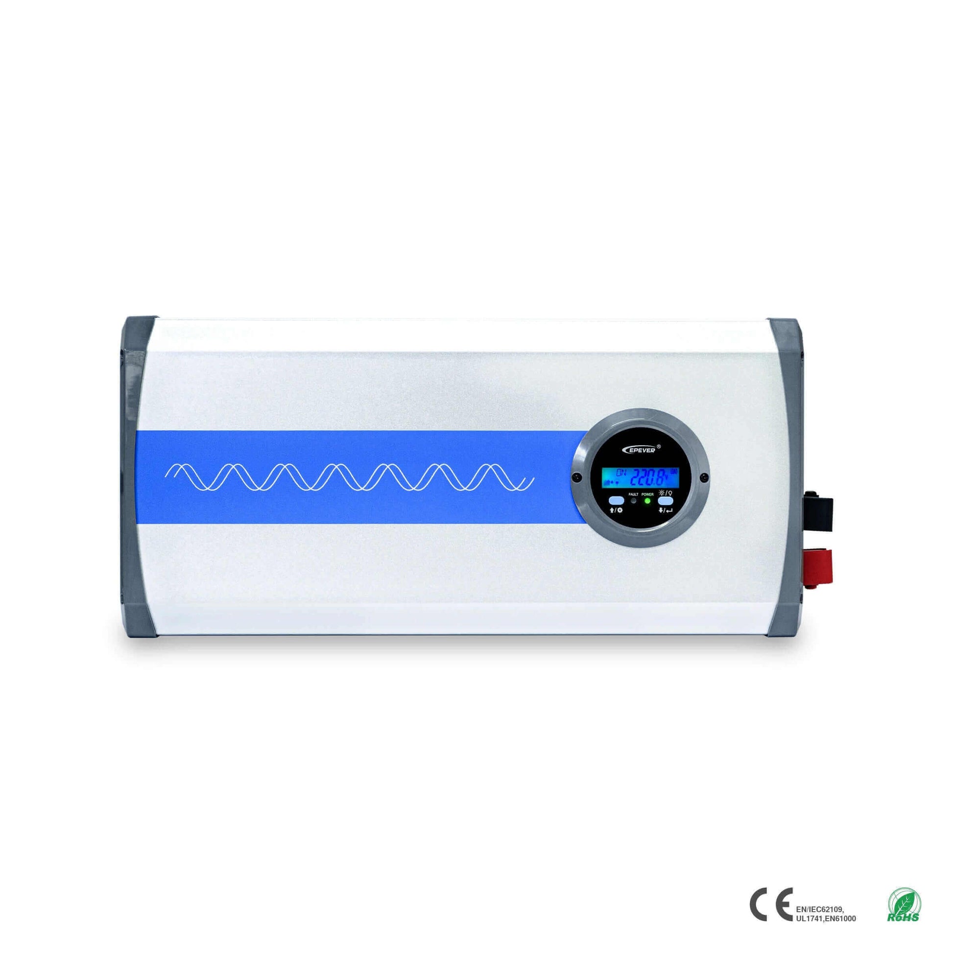 EPEver IPower-Plus 3,000W 24V Pure Sine Inverter with display, ETL certified for reliable power conversion at The Cabin Depot