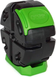 FCMP Outdoor 18.7Gal Green Tumbling Composter, easy mixing, mobility, great for eco-friendly gardening solutions from Cabin Depot.