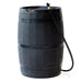 FCMP Outdoor 45Gal Rain Catcher Rain Barrel - Black with garden hose attached