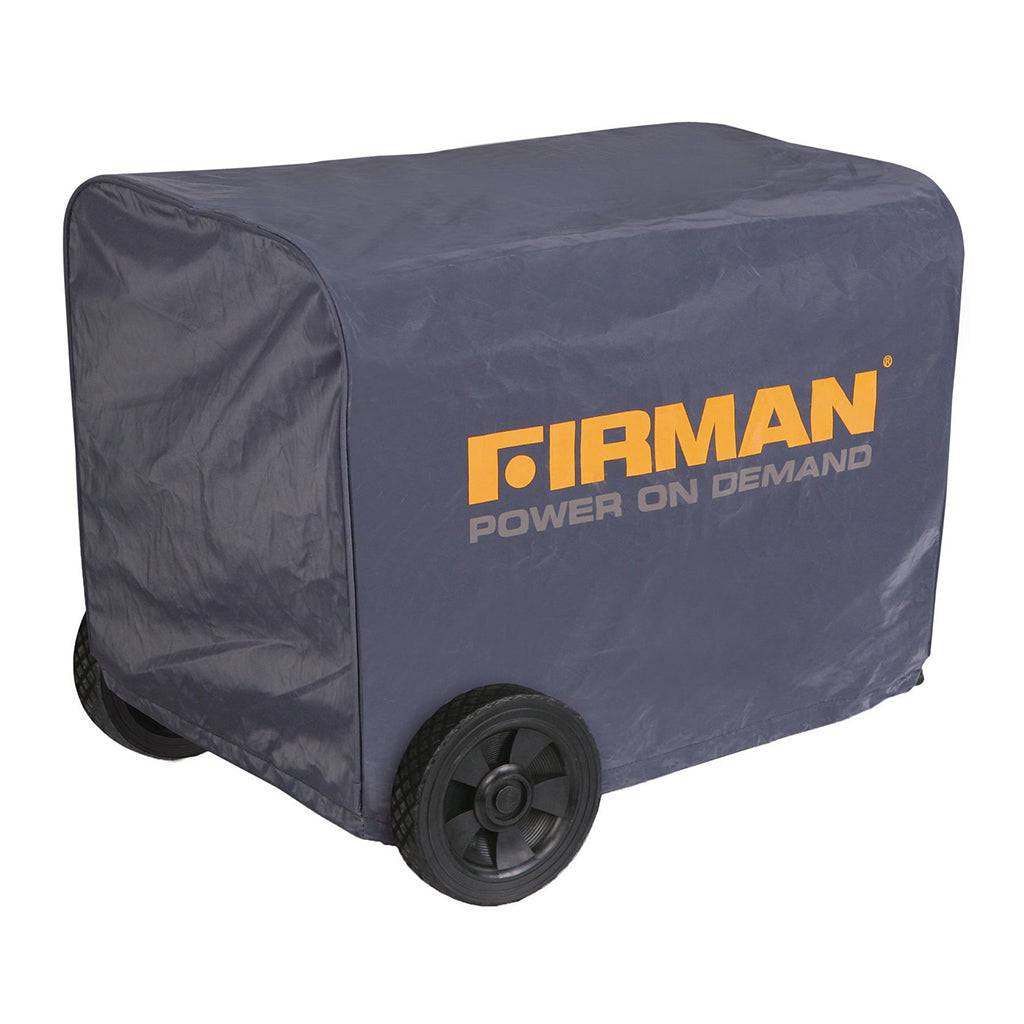 Firman 5,000W+ Generator Cover, durable heavy-duty vinyl, water-resistant protection at Cabin Depot. Model 1009, safeguards from elements.