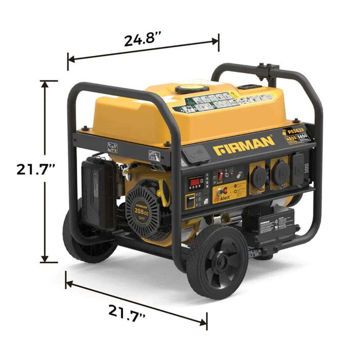 Firman 4,550W Gas Remote Start Portable Generator With CO Alert - Uncategorized by Firman