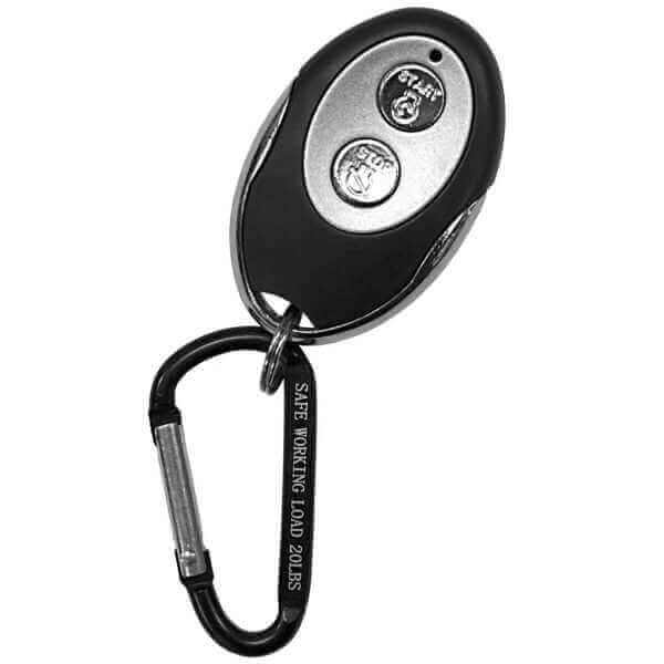 Remote start key fob for Firman 10000W generator with CO Alert, available at Cabin Depot. Essential for storm prep and events.