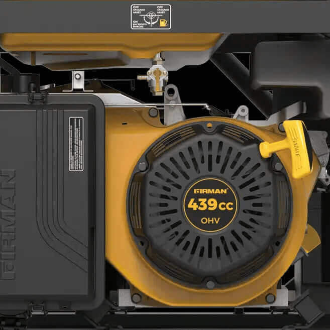 Firman Performance Series 10,000W Generator Engine Close-Up - Cabin Depot