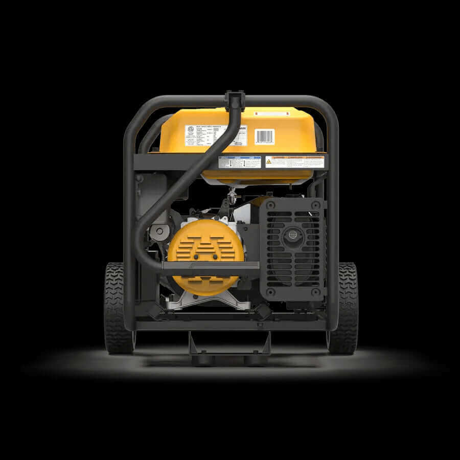 Firman 10,000W Generator with CO Alert, rear view, ideal for storm preparation, available at Cabin Depot.