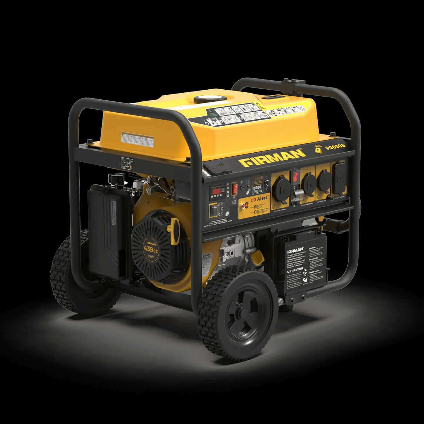 Firman 10,000W generator with remote start and CO alert, ideal for storms and events - available at Cabin Depot.