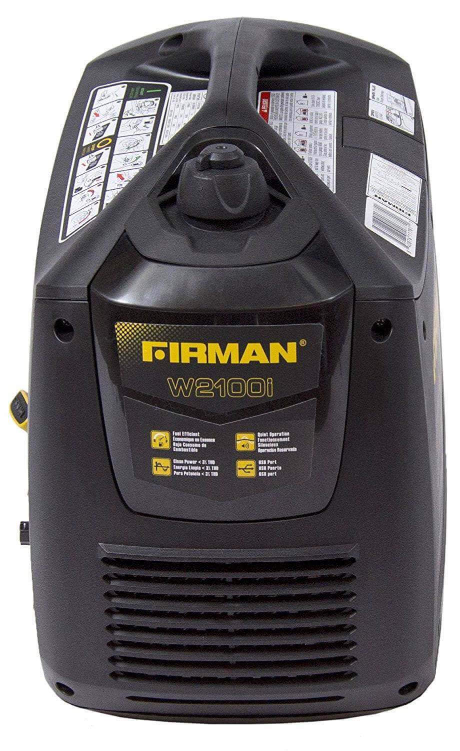 Firman 2100/1700W Whisper Series Portable Generator, cETL and CARB Certified, available at Cabin Depot